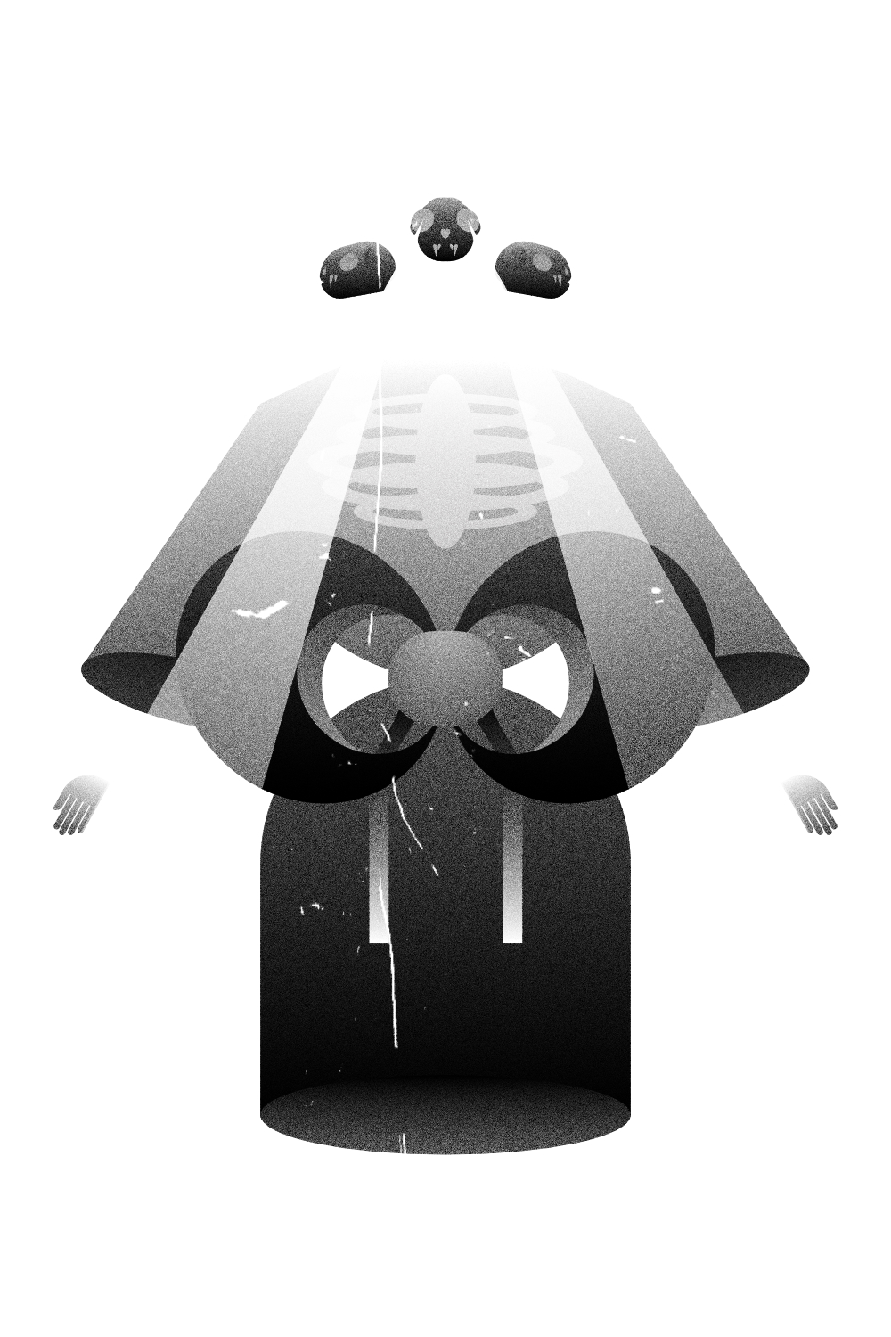 Illustration Noir et Blanc — visuel 1