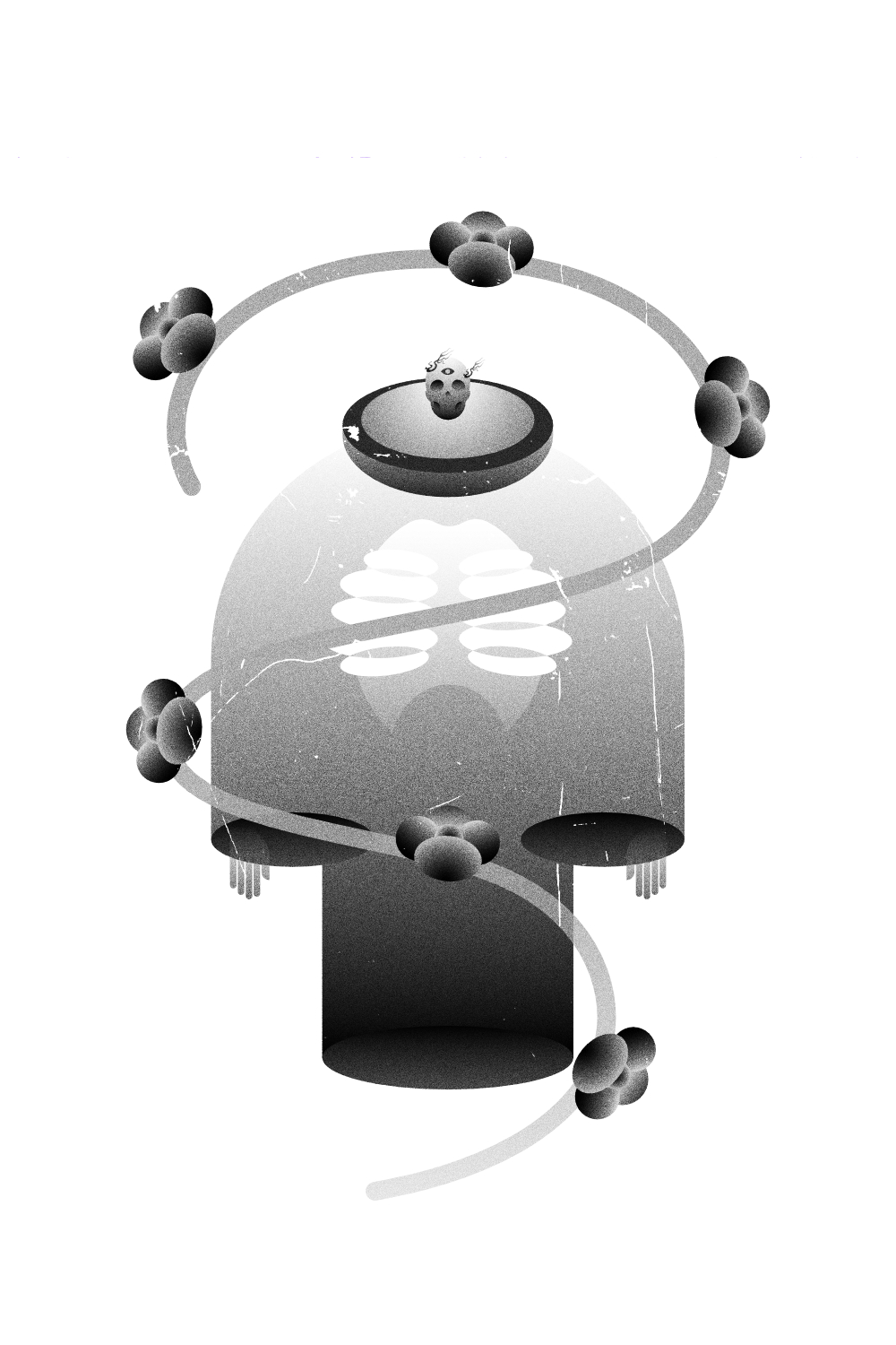 Illustration Noir et Blanc — visuel 2