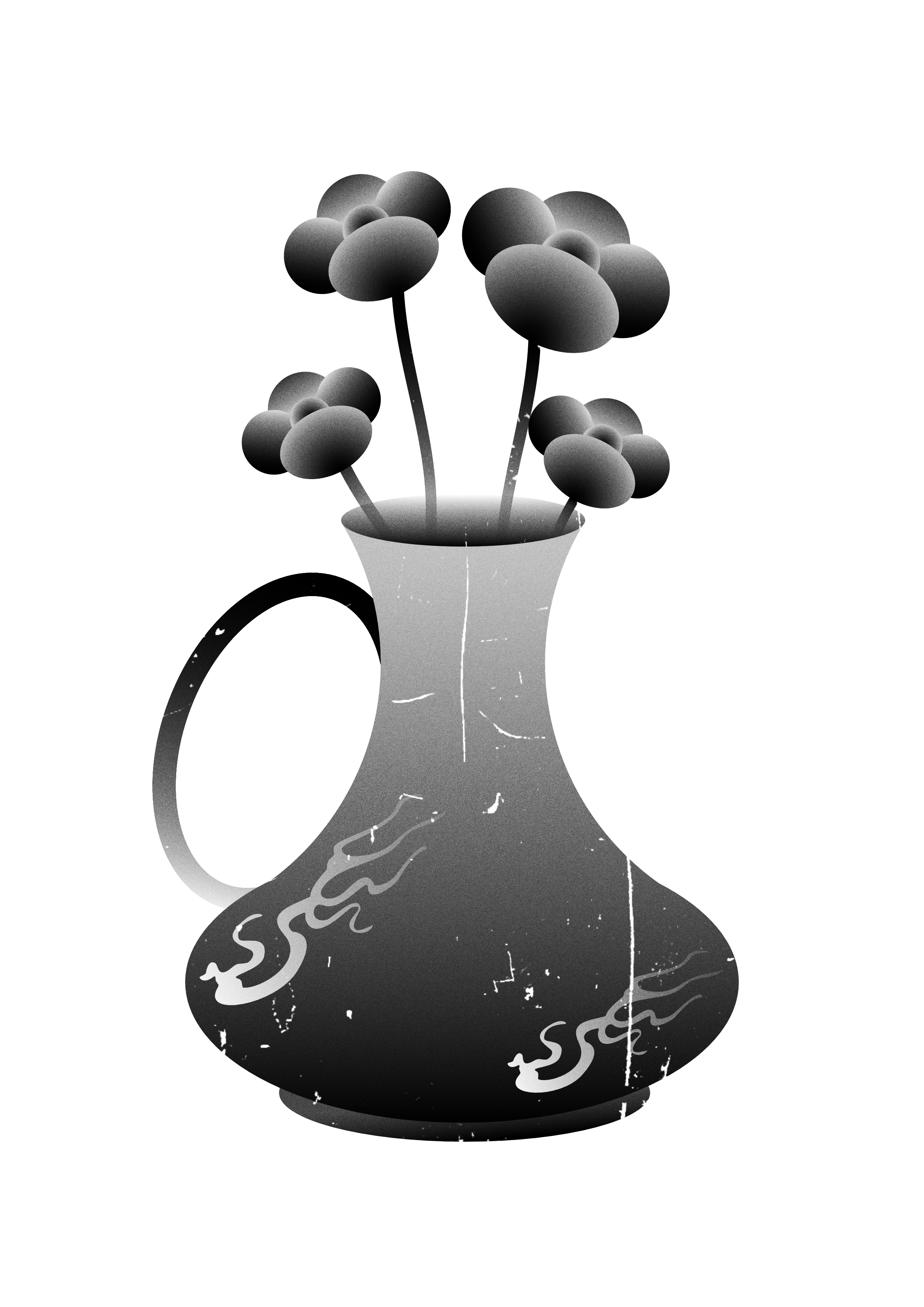 Illustration Noir et Blanc — visuel 6