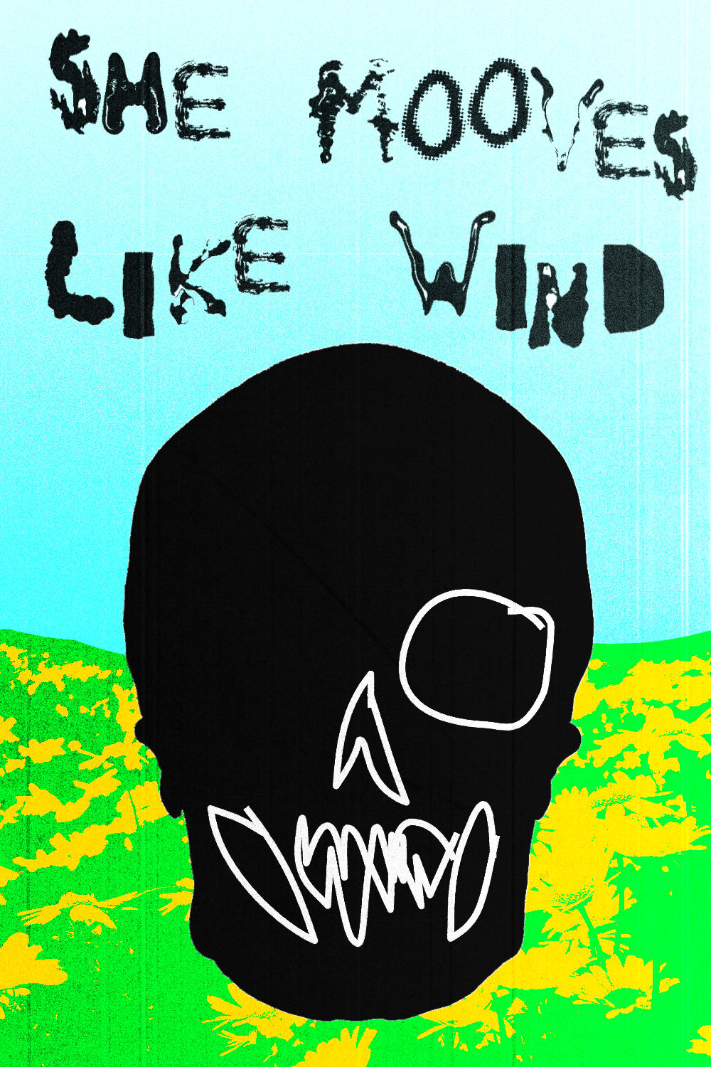 She moves like a wind — illustration